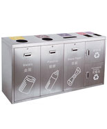 多分類不銹鋼垃圾桶HT-BXG1610