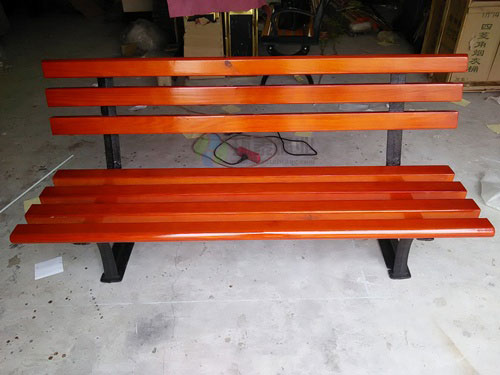 簡易型公園座椅 小區(qū)休閑椅 木條長椅